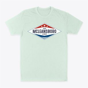 Mcleansboro Illinois Diamond Star Classic Dad T-Shirt