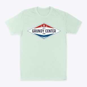 Grundy Center Iowa Diamond Star Classic Dad T-Shirt