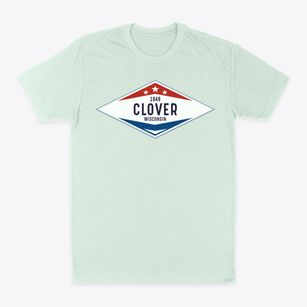 Clover Wisconsin Diamond Star Classic Dad T-Shirt