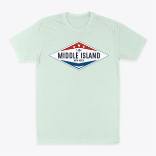 Middle Island New York Diamond Star Classic Dad T-Shirt