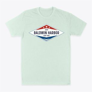 Baldwin Harbor New York Diamond Star Classic Dad T-Shirt