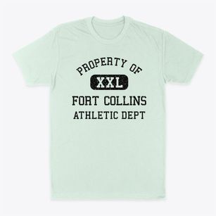 Fort Collins Colorado Athletic Dept Classic Dad T-Shirt