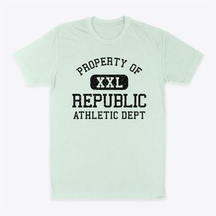 Republic Kansas Athletic Dept Classic Dad T-Shirt