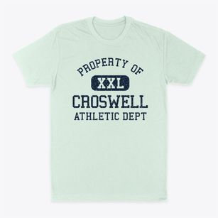 Croswell Michigan Athletic Dept Classic Dad T-Shirt