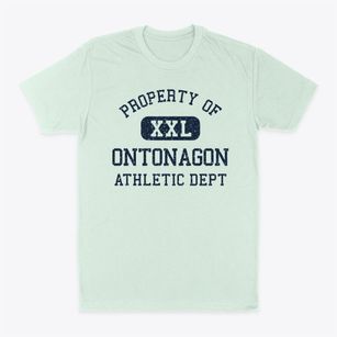 Ontonagon Michigan Athletic Dept Classic Dad T-Shirt
