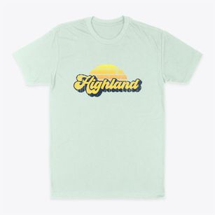 Highland California Sublime Sunset Classic Dad T-Shirt