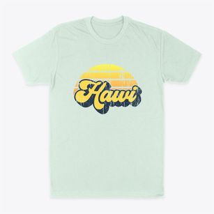 Hawi Hawaii Sublime Sunset Classic Dad T-Shirt