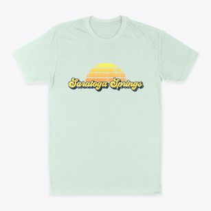 Saratoga Springs New York Sublime Sunset Classic Dad T-Shirt