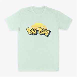 Oil City Louisiana Sublime Sunset Classic Dad T-Shirt