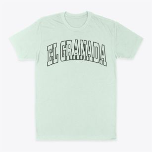 El Granada California Trendy Block Classic Dad T-Shirt