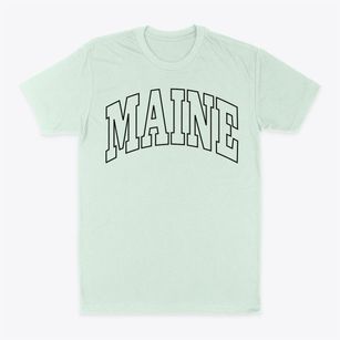 Maine New York Trendy Block Classic Dad T-Shirt