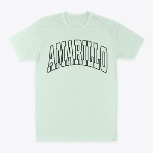 Amarillo Texas Trendy Block Classic Dad T-Shirt