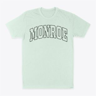 Monroe Louisiana Trendy Block Classic Dad T-Shirt