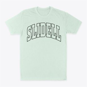 Slidell Louisiana Trendy Block Classic Dad T-Shirt
