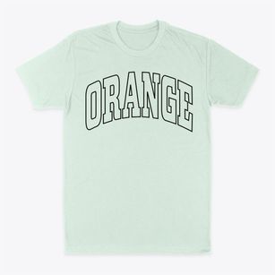 Orange Texas Trendy Block Classic Dad T-Shirt