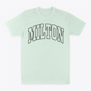Milton North Carolina Trendy Block Classic Dad T-Shirt