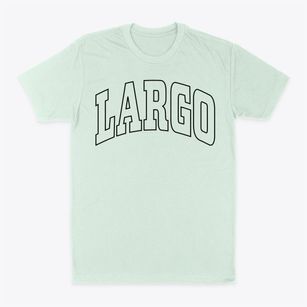 Largo Florida Trendy Block Classic Dad T-Shirt