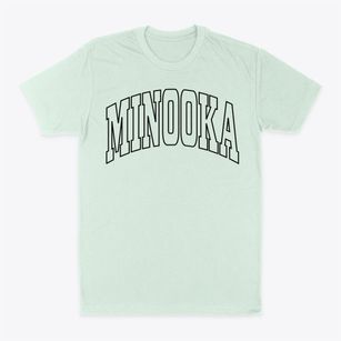 Minooka Illinois Trendy Block Classic Dad T-Shirt