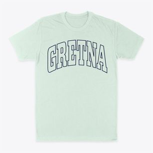 Gretna Nebraska Trendy Block Classic Dad T-Shirt
