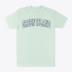 Green Island New York Trendy Block Classic Dad T-Shirt