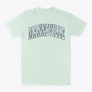 Mannsville New York Trendy Block Classic Dad T-Shirt