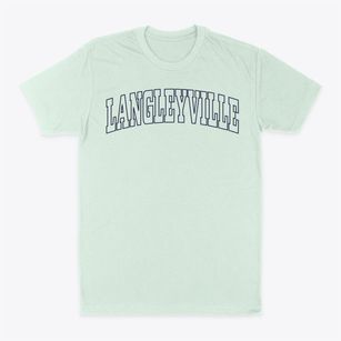 Langleyville Illinois Trendy Block Classic Dad T-Shirt