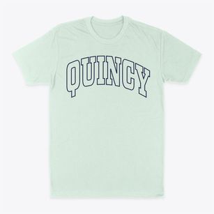 Quincy Massachusetts Trendy Block Classic Dad T-Shirt