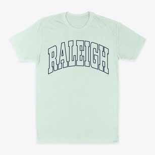 Raleigh North Dakota Trendy Block Classic Dad T-Shirt