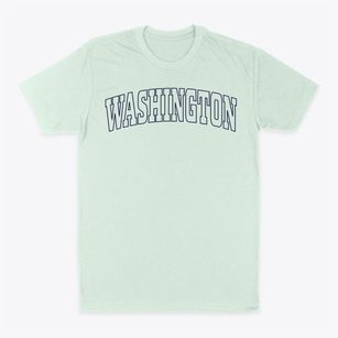 Washington North Carolina Trendy Block Classic Dad T-Shirt
