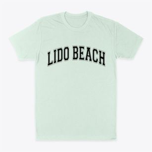 Lido Beach New York Varsity Classic Dad T-Shirt