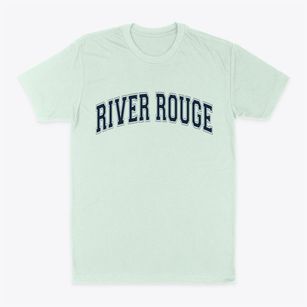 River Rouge Michigan Varsity Classic Dad T-Shirt