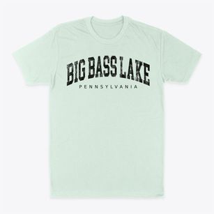 Big Bass Lake Pennsylvania Urban Vibe Classic Dad T-Shirt