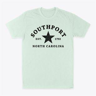 Southport North Carolina Star Classic Dad T-Shirt