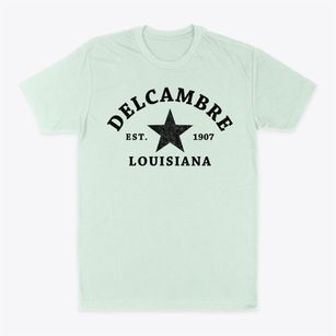 Delcambre Louisiana Star Classic Dad T-Shirt
