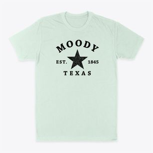 Moody Texas Star Classic Dad T-Shirt