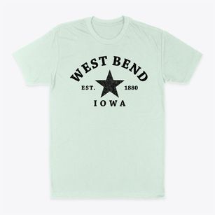 West Bend Iowa Star Classic Dad T-Shirt