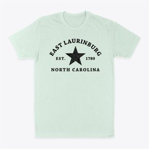 East Laurinburg North Carolina Star Classic Dad T-Shirt