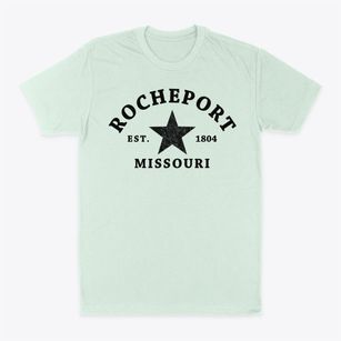 Rocheport Missouri Star Classic Dad T-Shirt