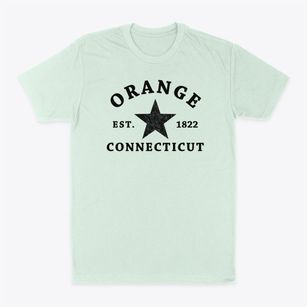 Orange Connecticut Star Classic Dad T-Shirt