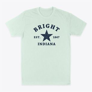 Bright Indiana Star Classic Dad T-Shirt