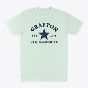Grafton New Hampshire Star Classic Dad T-Shirt