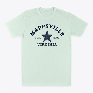 Mappsville Virginia Star Classic Dad T-Shirt