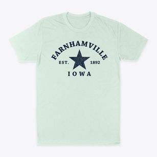 Farnhamville Iowa Star Classic Dad T-Shirt