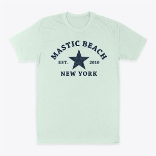 Mastic Beach New York Star Classic Dad T-Shirt