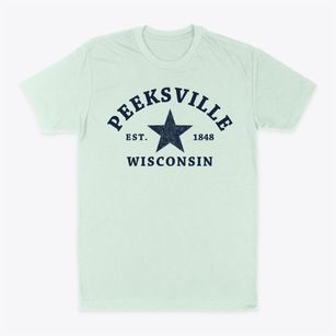 Peeksville Wisconsin Star Classic Dad T-Shirt