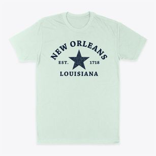 New Orleans Louisiana Star Classic Dad T-Shirt