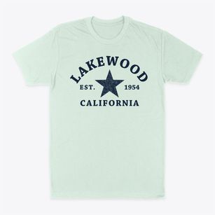Lakewood California Star Classic Dad T-Shirt
