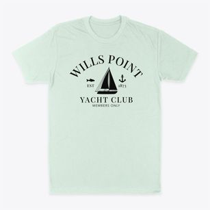 Wills Point Texas Yacht Club Classic Dad T-Shirt