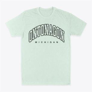 Ontonagon Michigan Inline Classic Dad T-Shirt