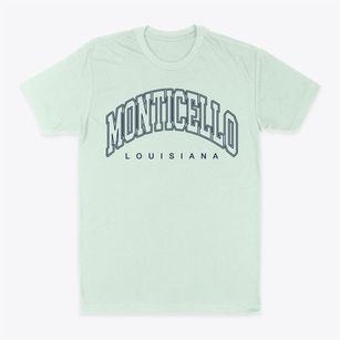 Monticello Louisiana Inline Classic Dad T-Shirt